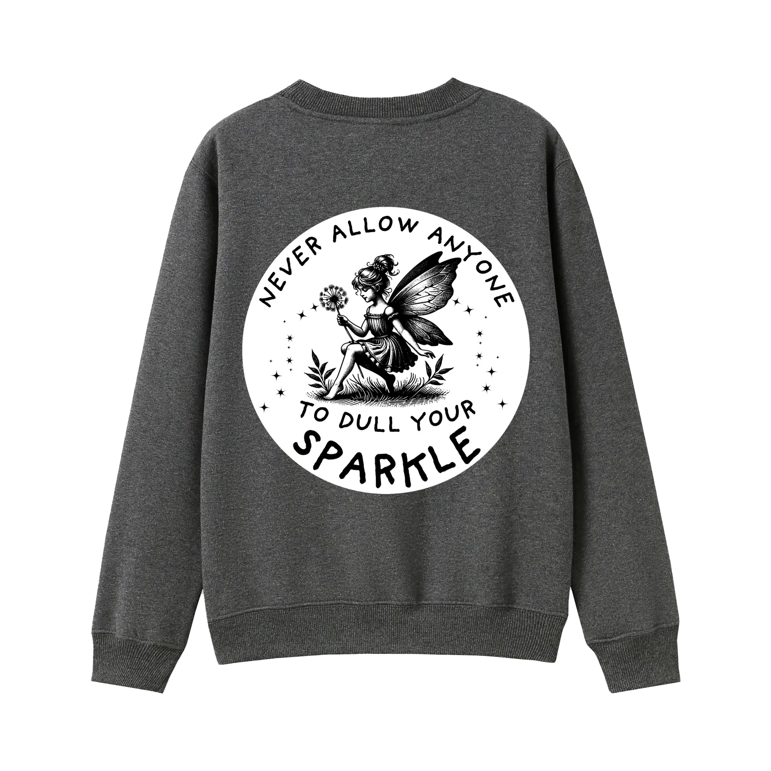 Dark Marle back flat lay