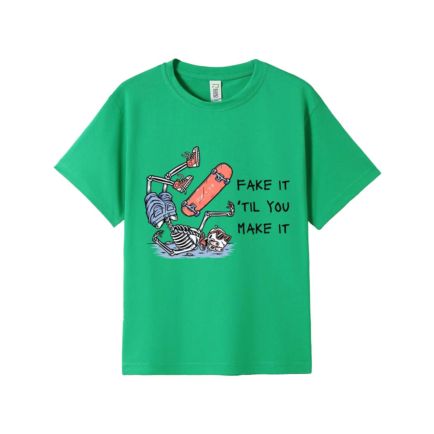 Emerald Green front flat lay