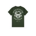 Forest Green back flat lay