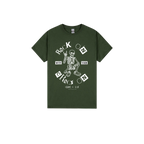 Forest Green front flat lay