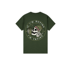 Forest Green back flat lay