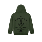 Forest Green back flat lay