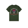Forest Green back flat lay