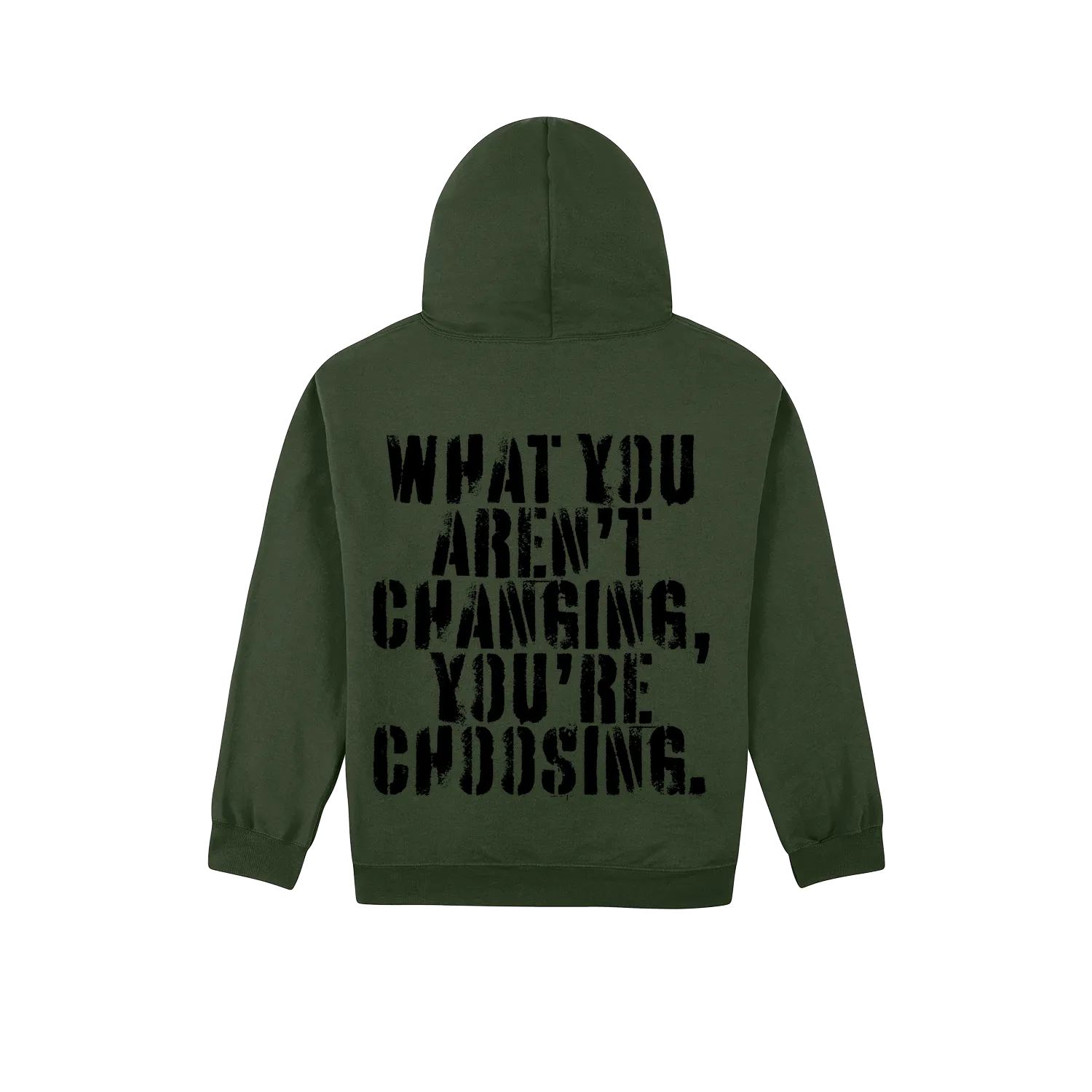 Forest Green back flat lay