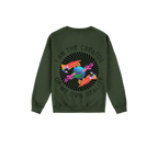 Forest Green back flat lay