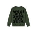 Forest Green back flat lay