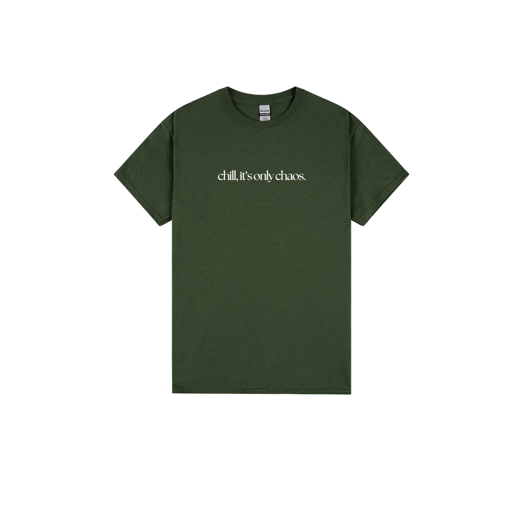 Forest Green front flat lay