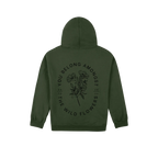 Forest Green back flat lay