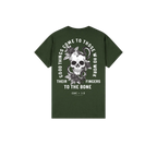 Forest Green back flat lay