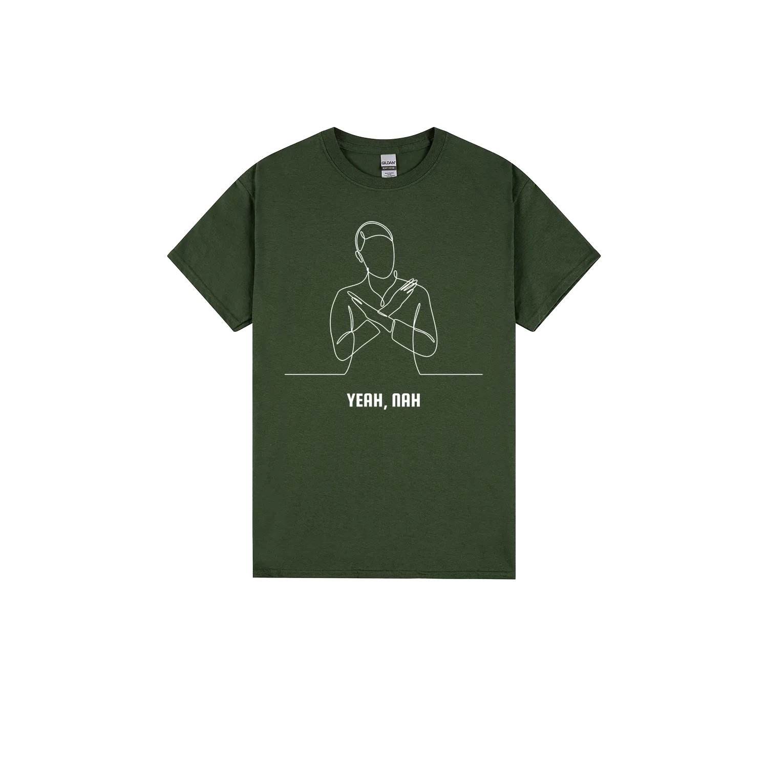Forest Green front flat lay