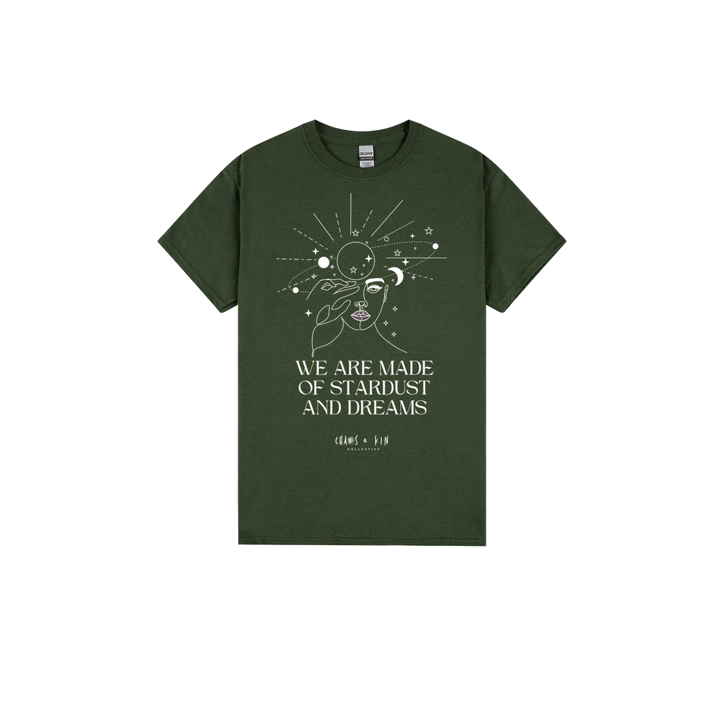 Forest Green front flat lay
