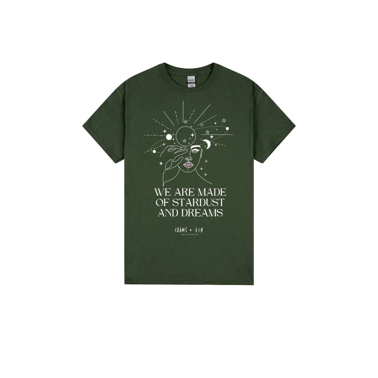 Forest Green front flat lay