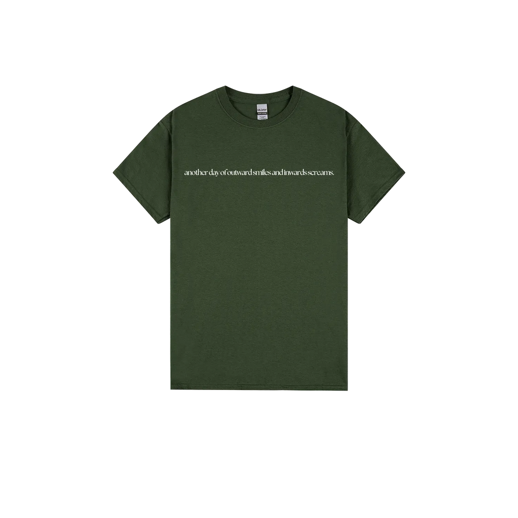 Forest Green front flat lay