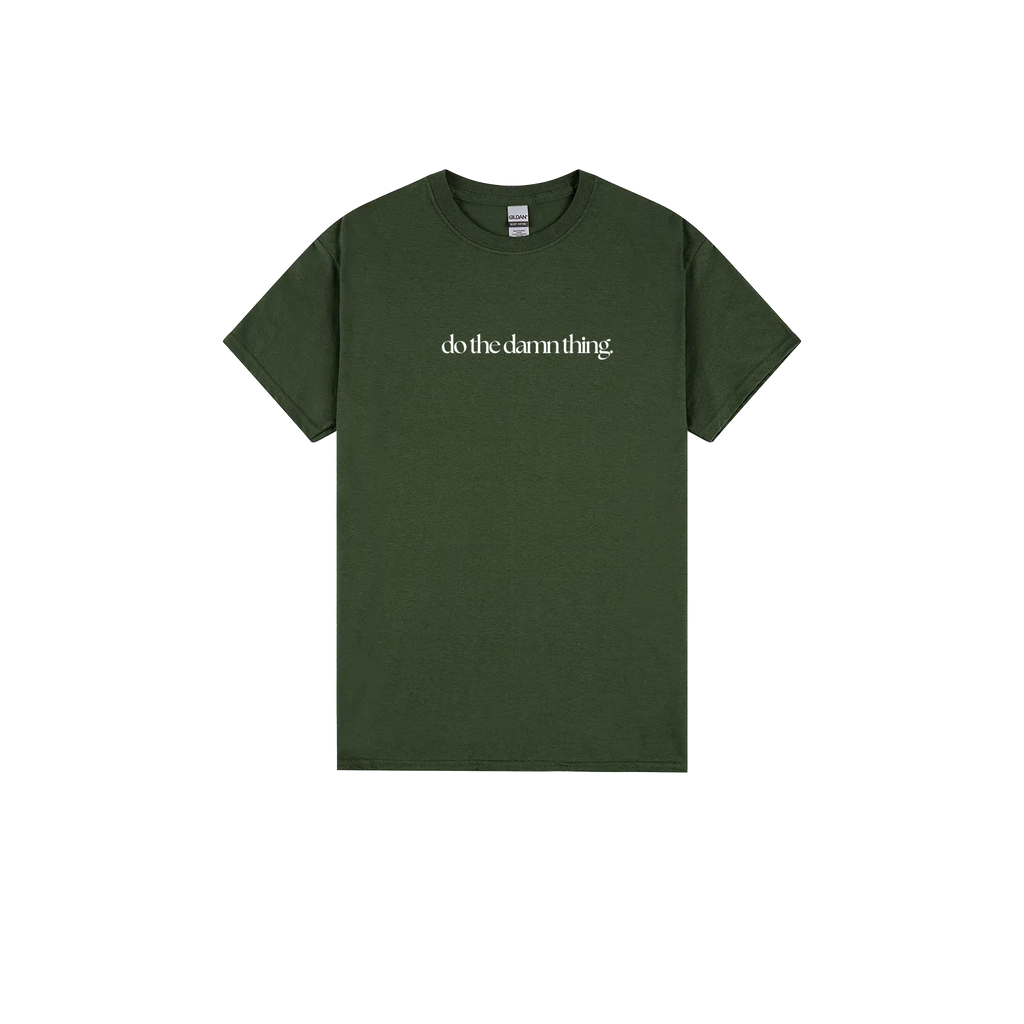 Forest Green front flat lay