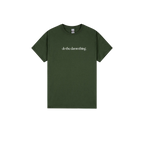 Forest Green front flat lay
