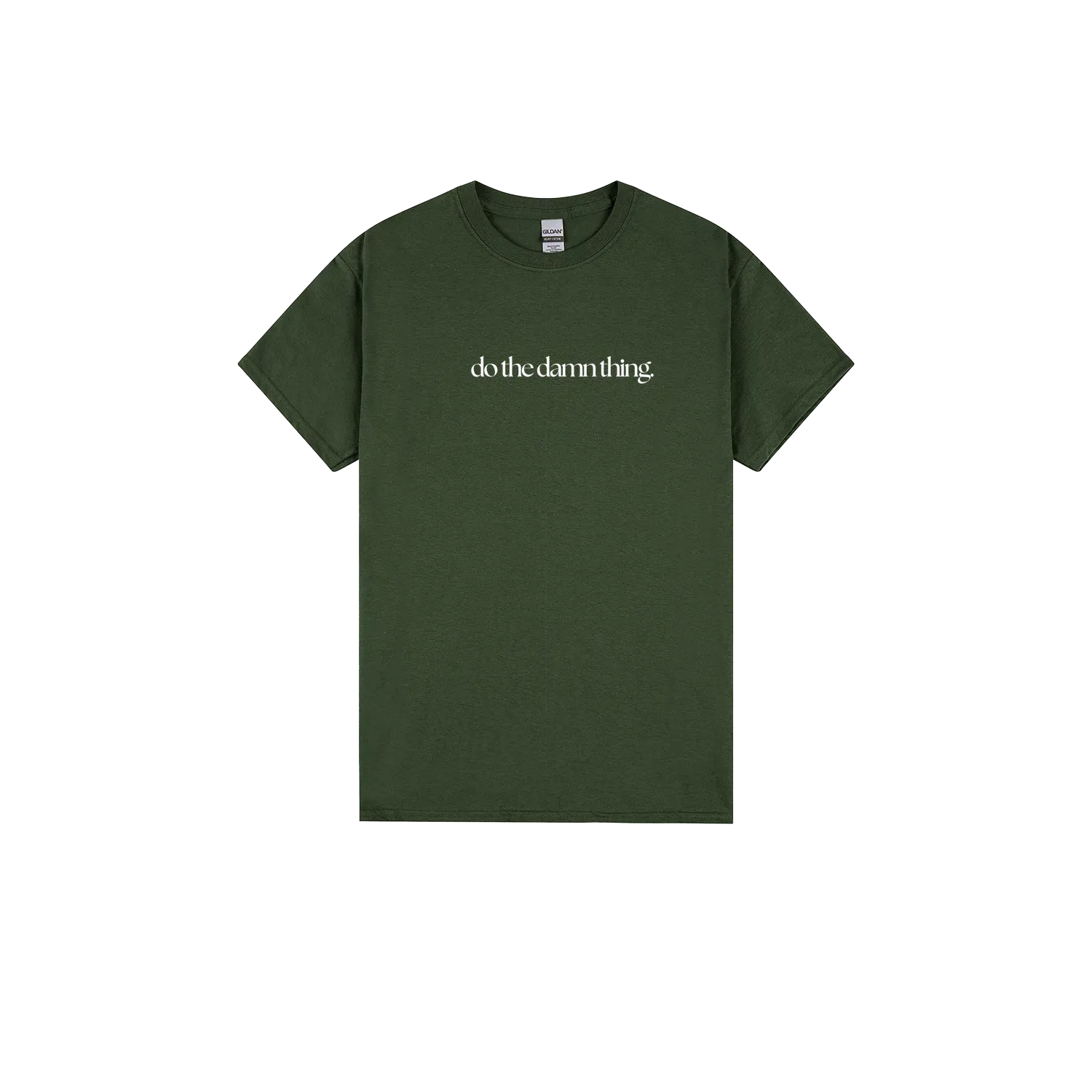 Forest Green front flat lay