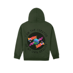 Forest Green back flat lay