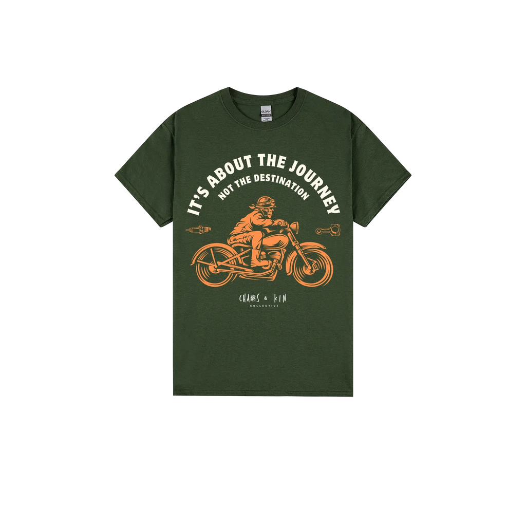Forest Green front flat lay