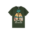 Forest Green front flat lay
