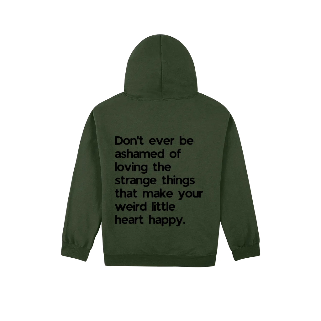 Forest Green back flat lay