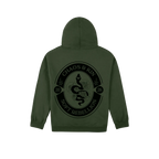Forest Green back flat lay