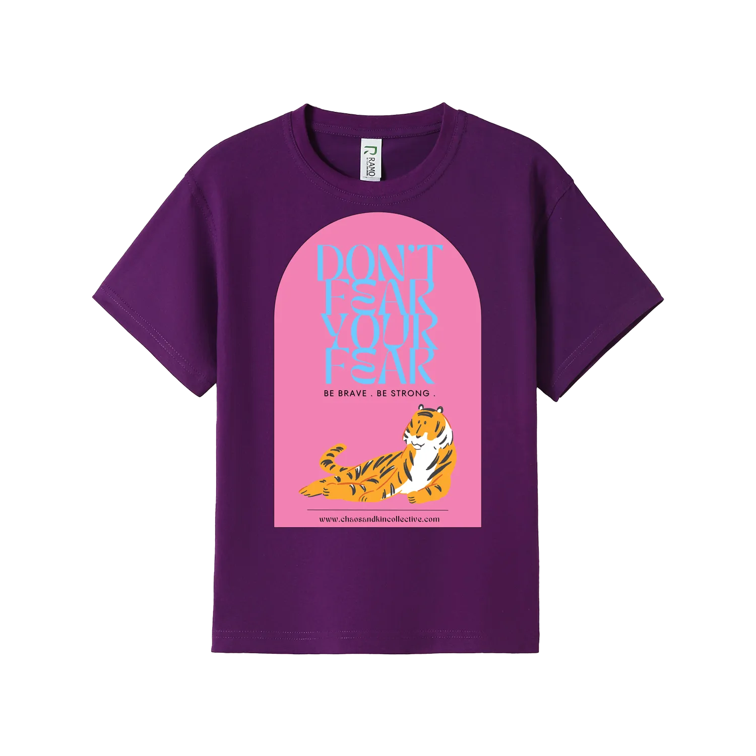 Fuchsia front flat lay