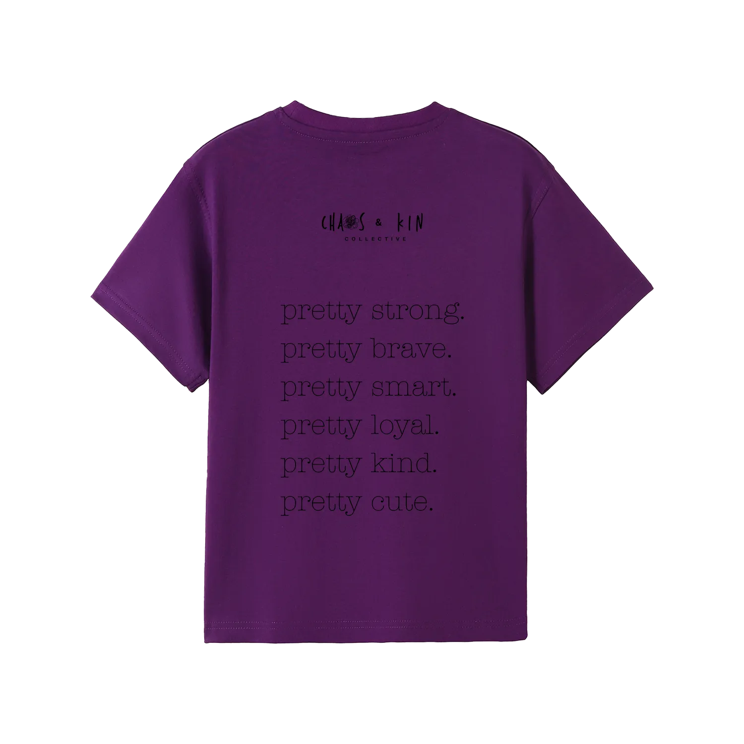 Fuchsia back flat lay