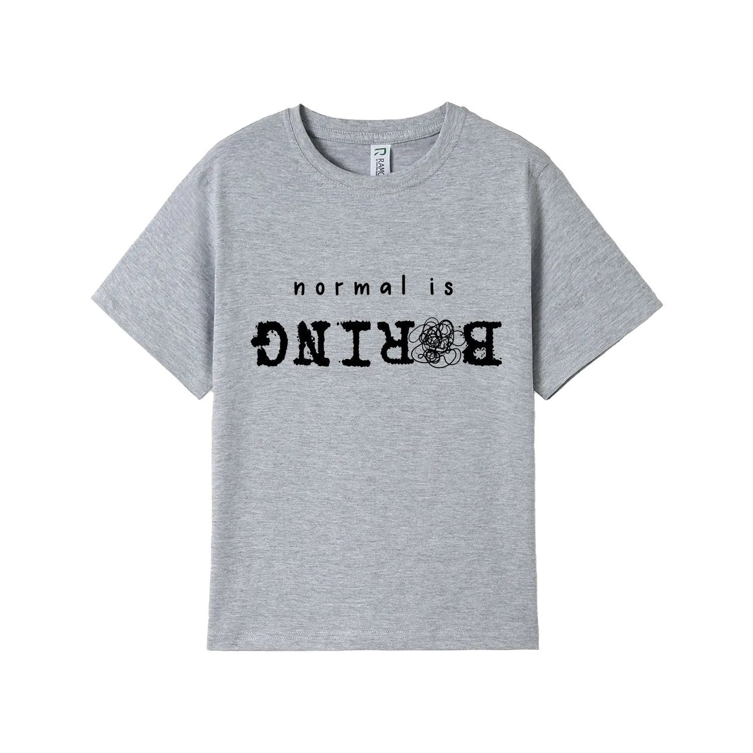Grey Marle front flat lay