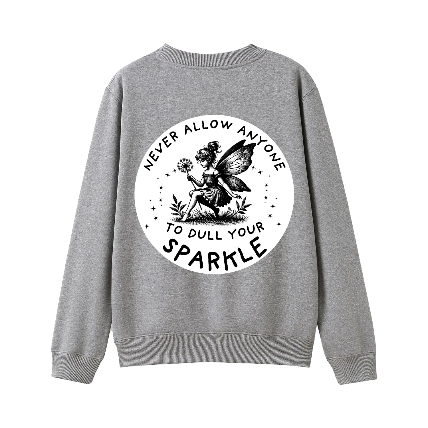 Grey Marle back flat lay