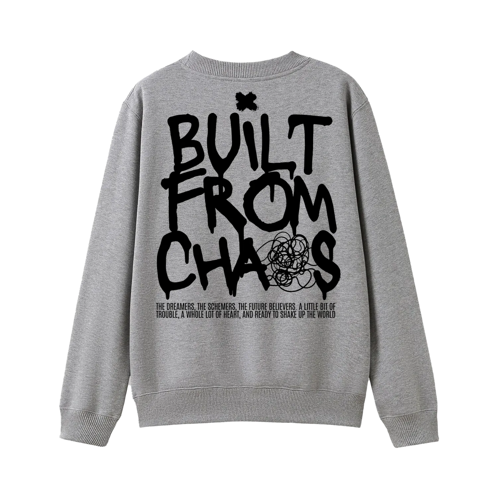 Grey Marle back flat lay