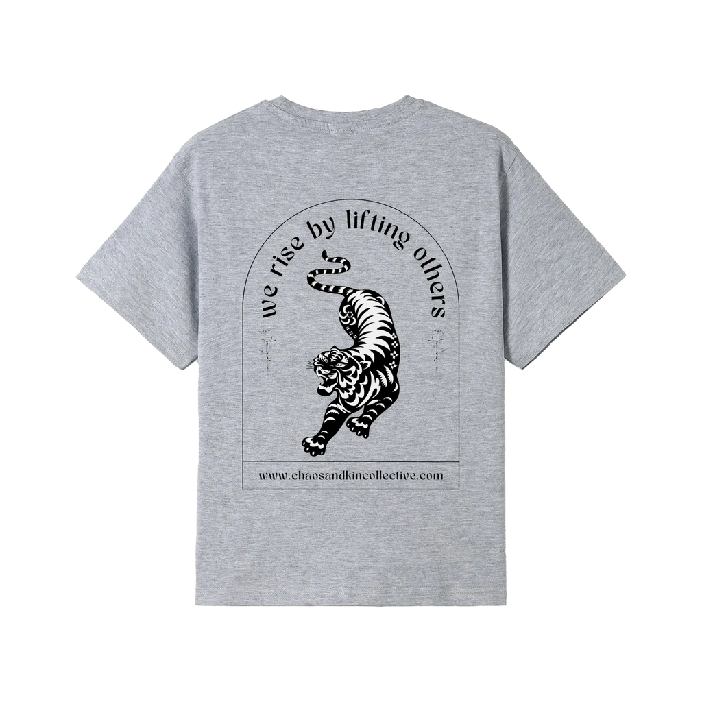 Grey Marle back flat lay