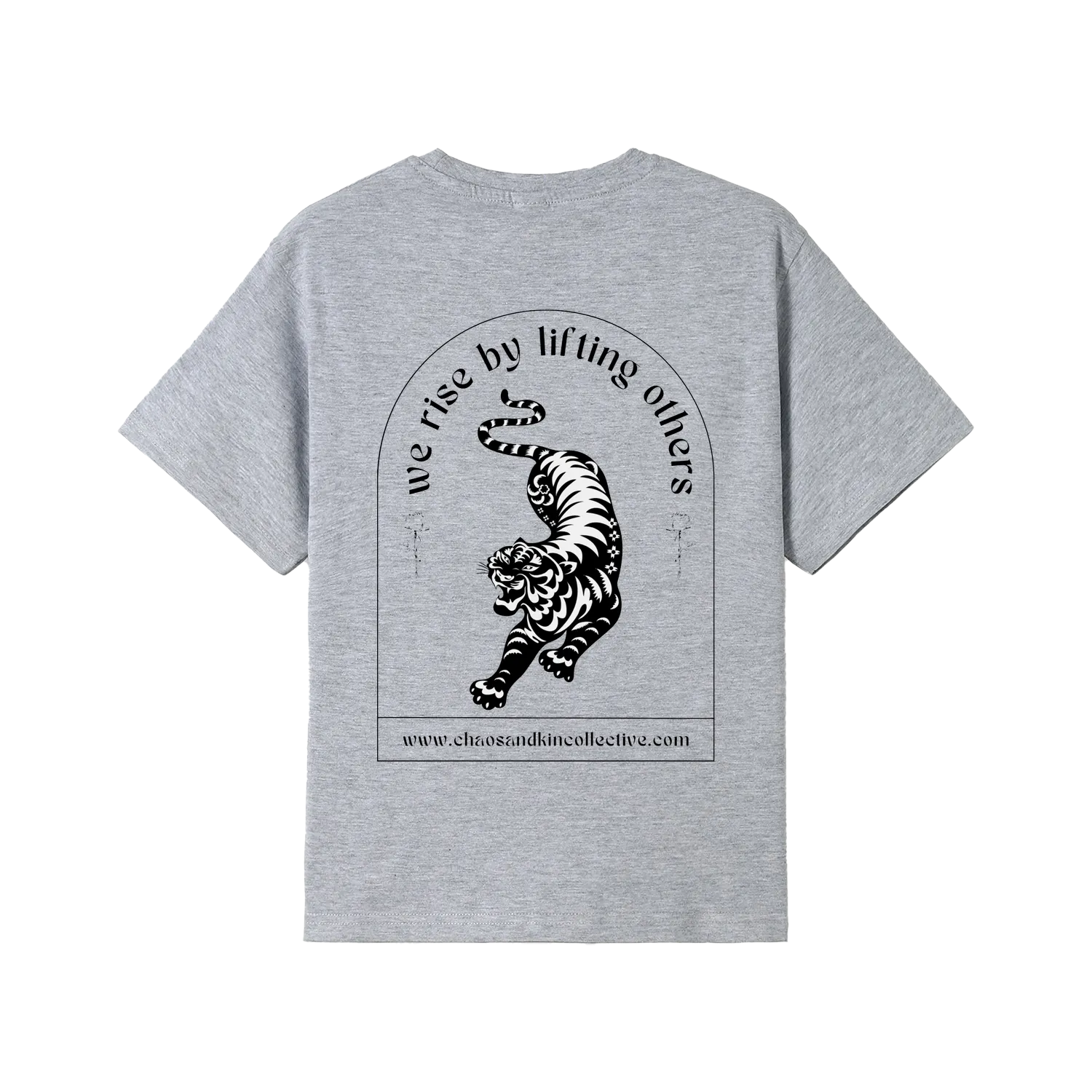 Grey Marle back flat lay