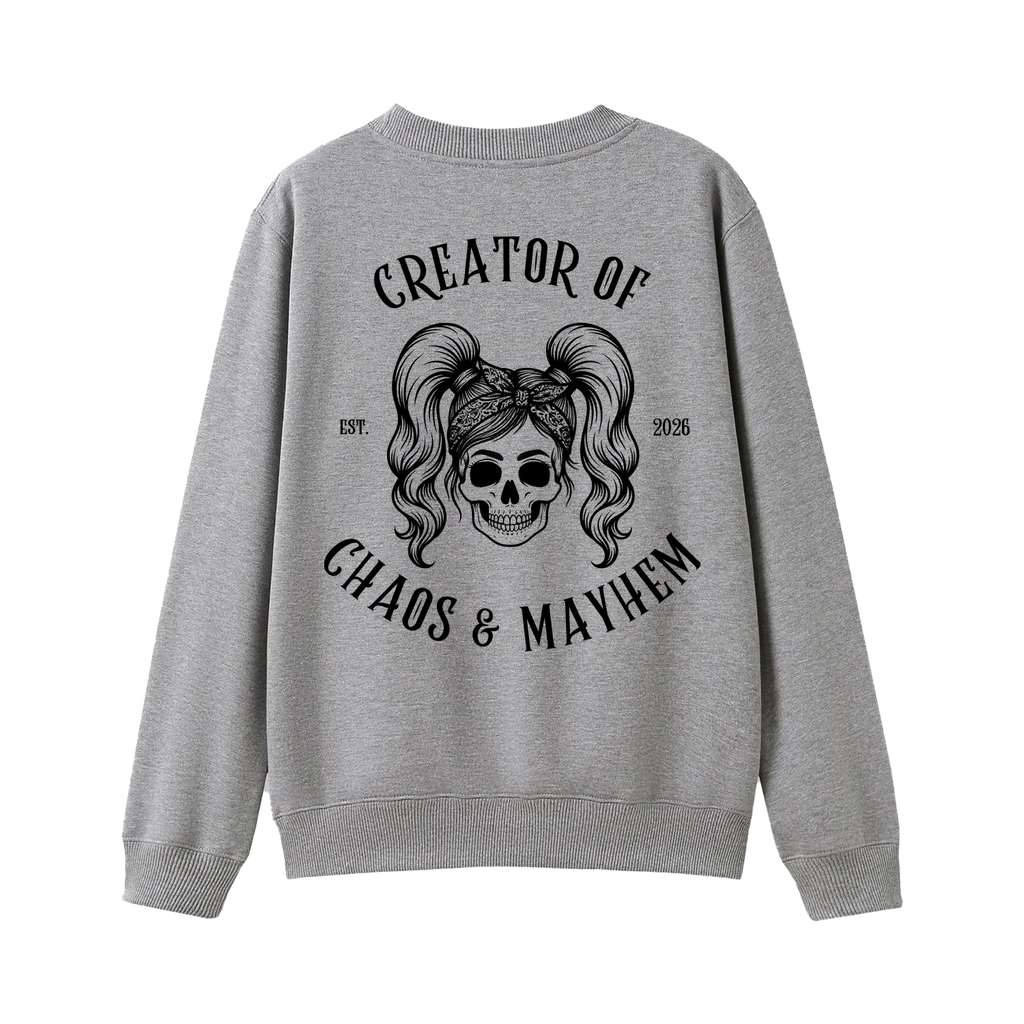 Grey Marle back flat lay