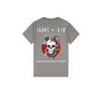 Heather Graphite back flat lay