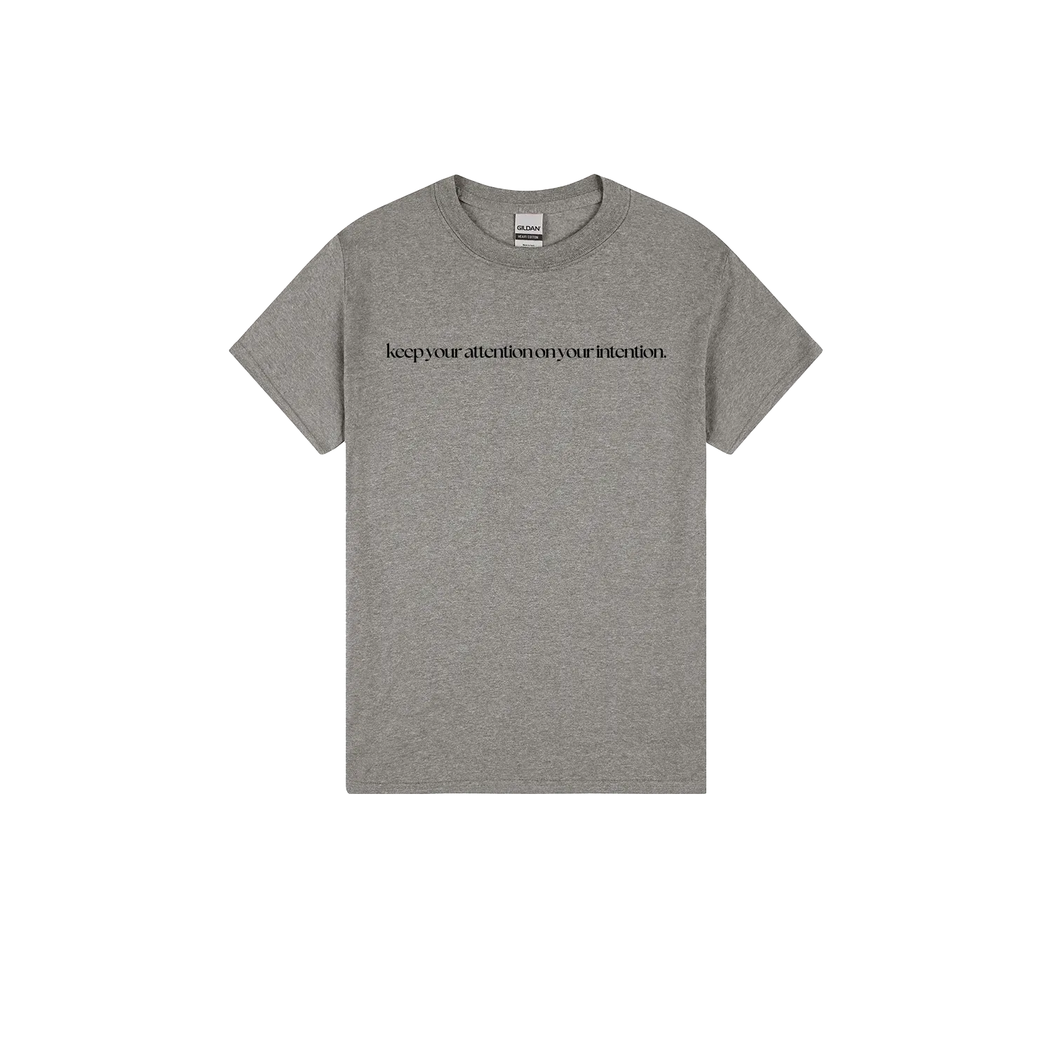 Heather Graphite front flat lay