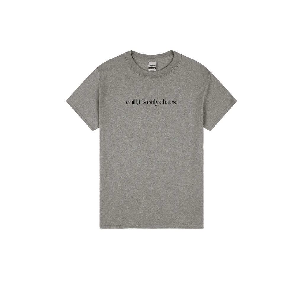 Heather Graphite front flat lay