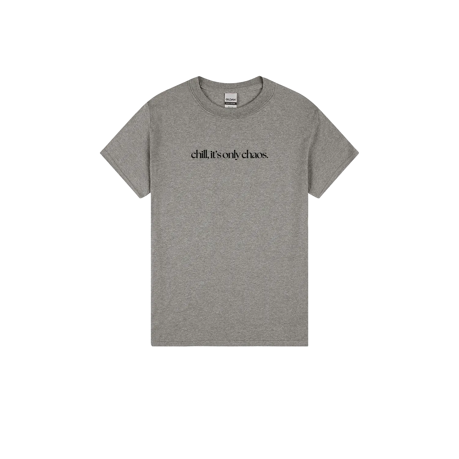 Heather Graphite front flat lay