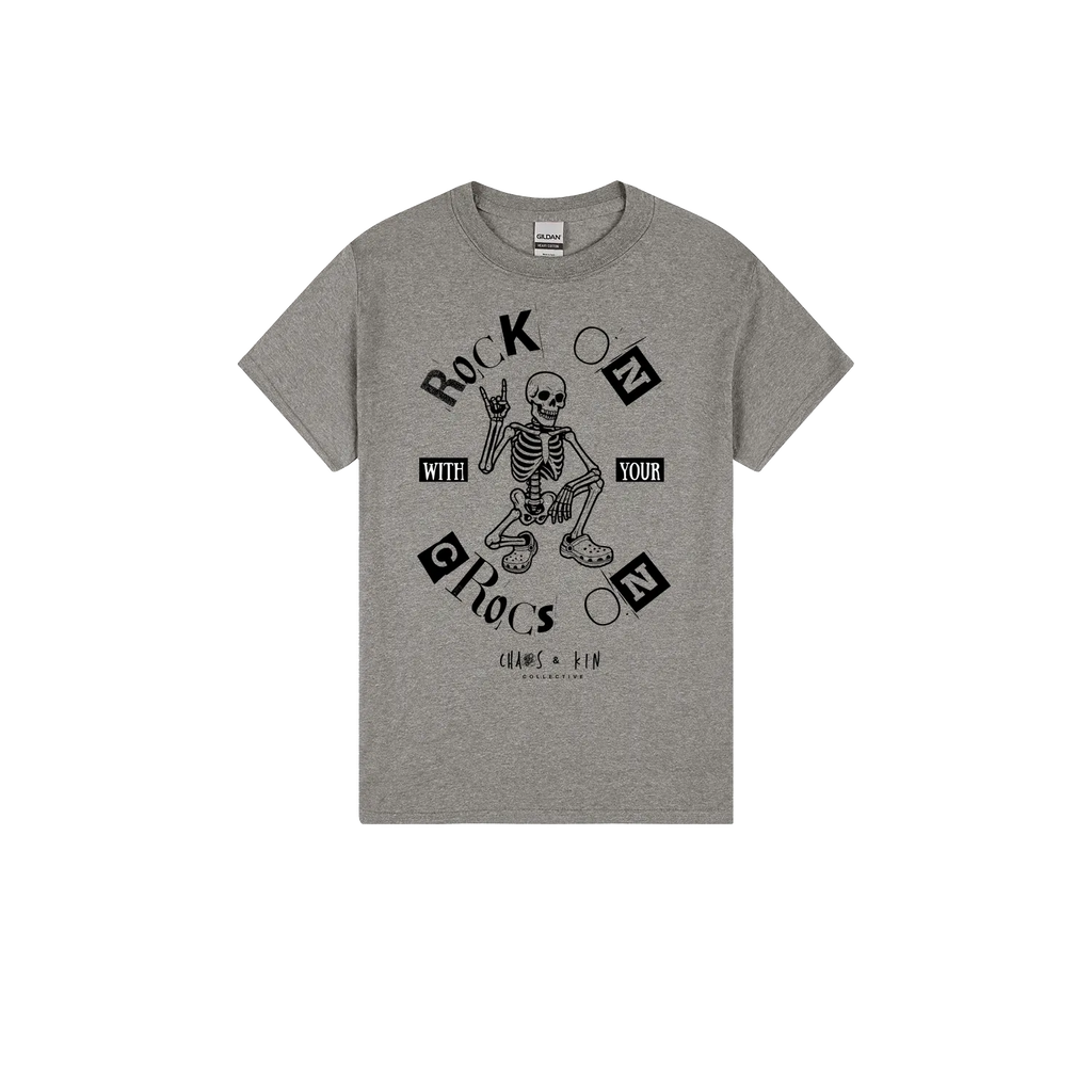 Heather Graphite front flat lay
