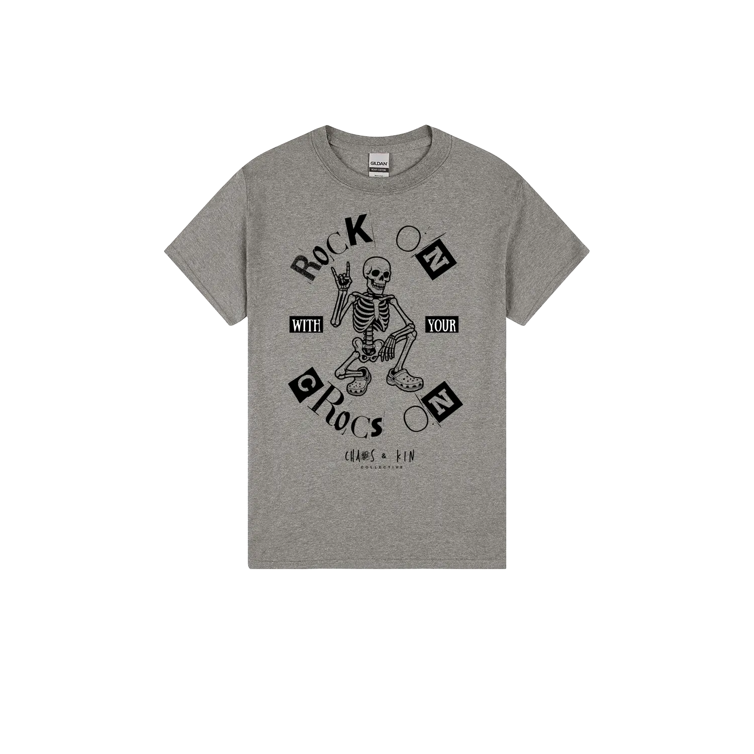 Heather Graphite front flat lay