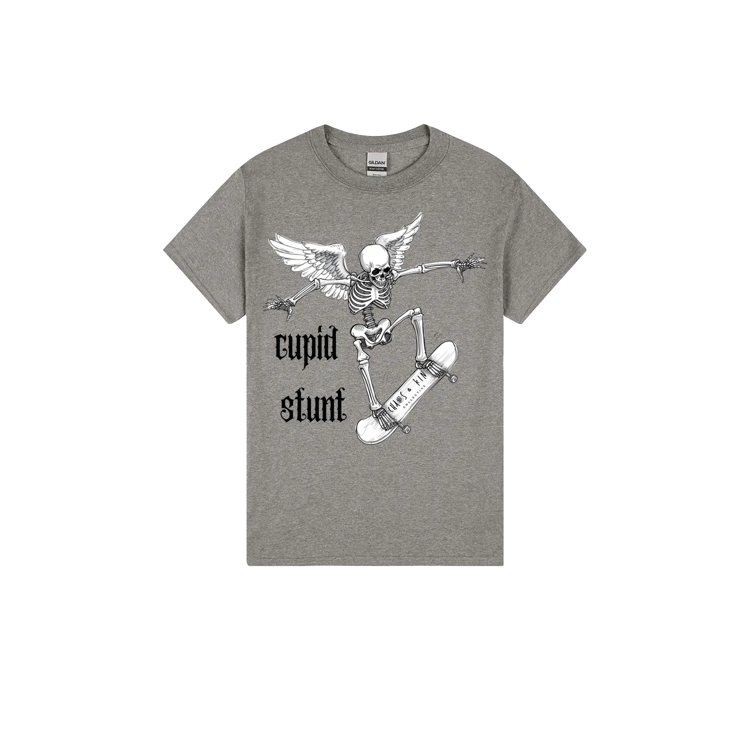 Heather Graphite front flat lay