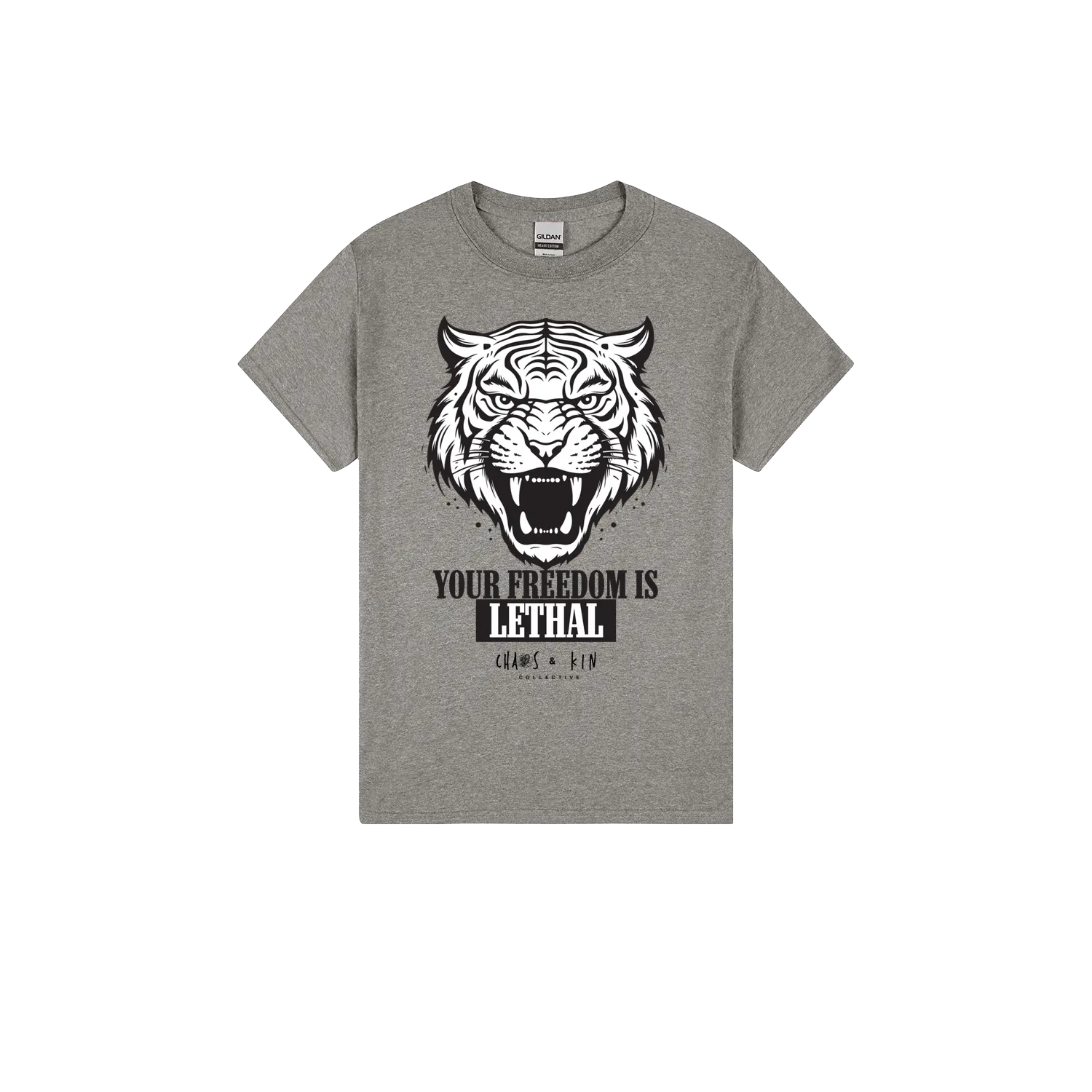 Heather Graphite front flat lay