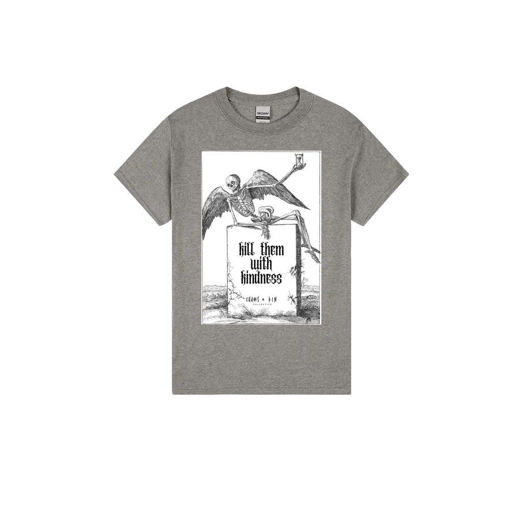 Heather Graphite front flat lay