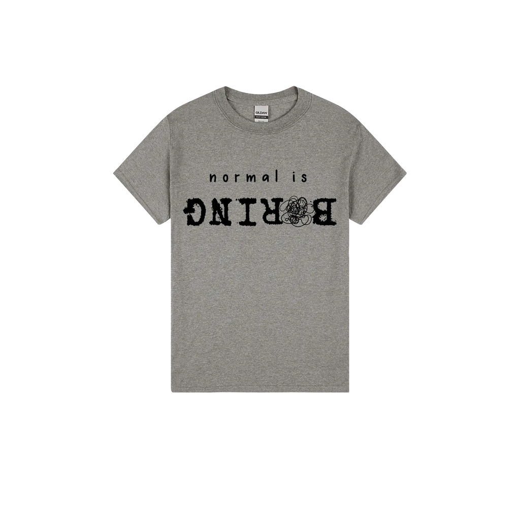 Heather Graphite front flat lay