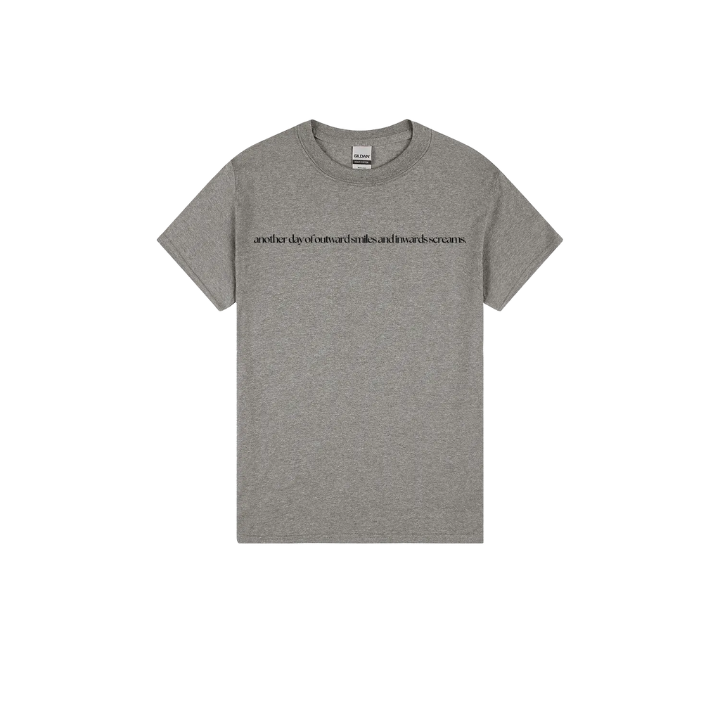 Heather Graphite front flat lay
