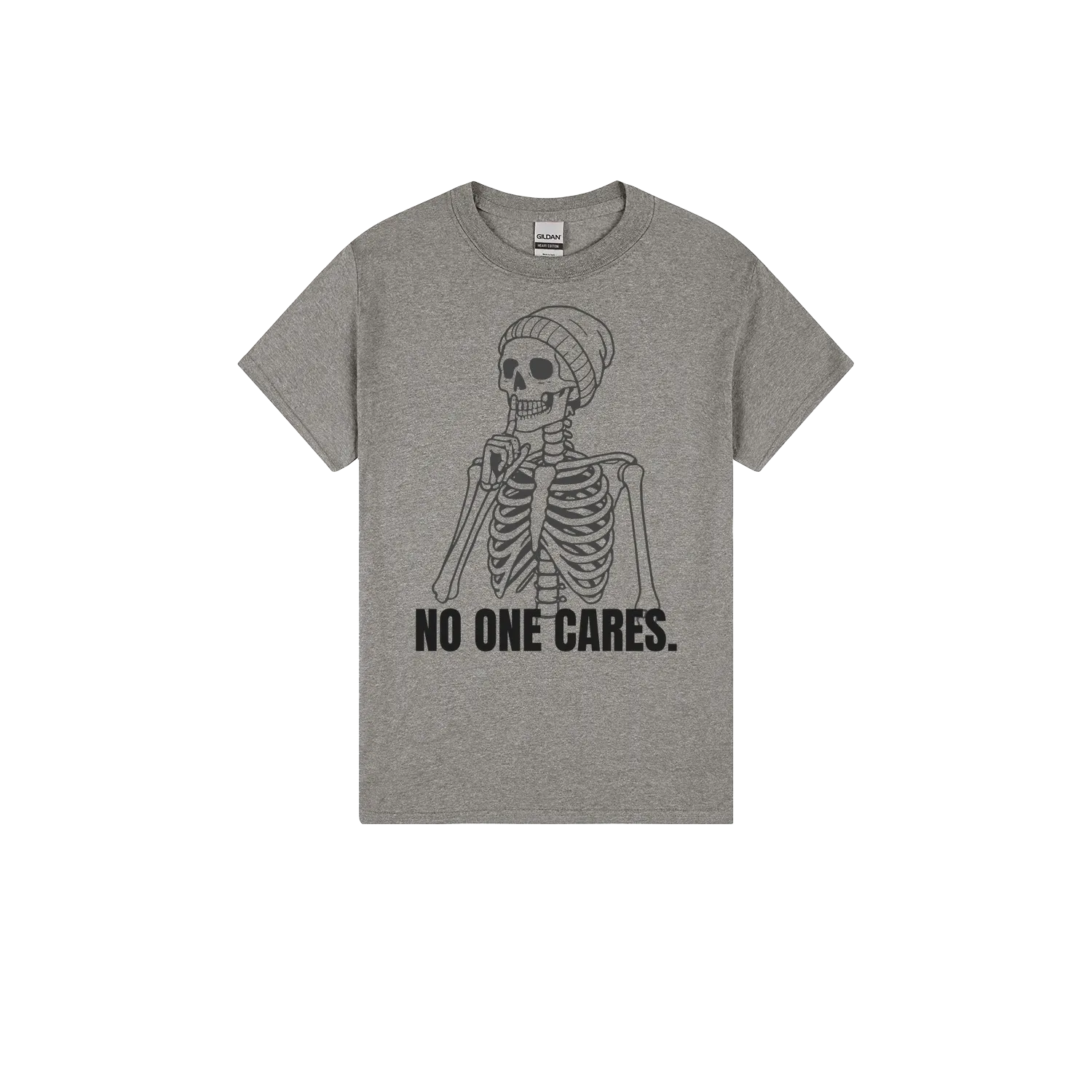 Heather Graphite front flat lay