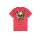Heather Red back flat lay