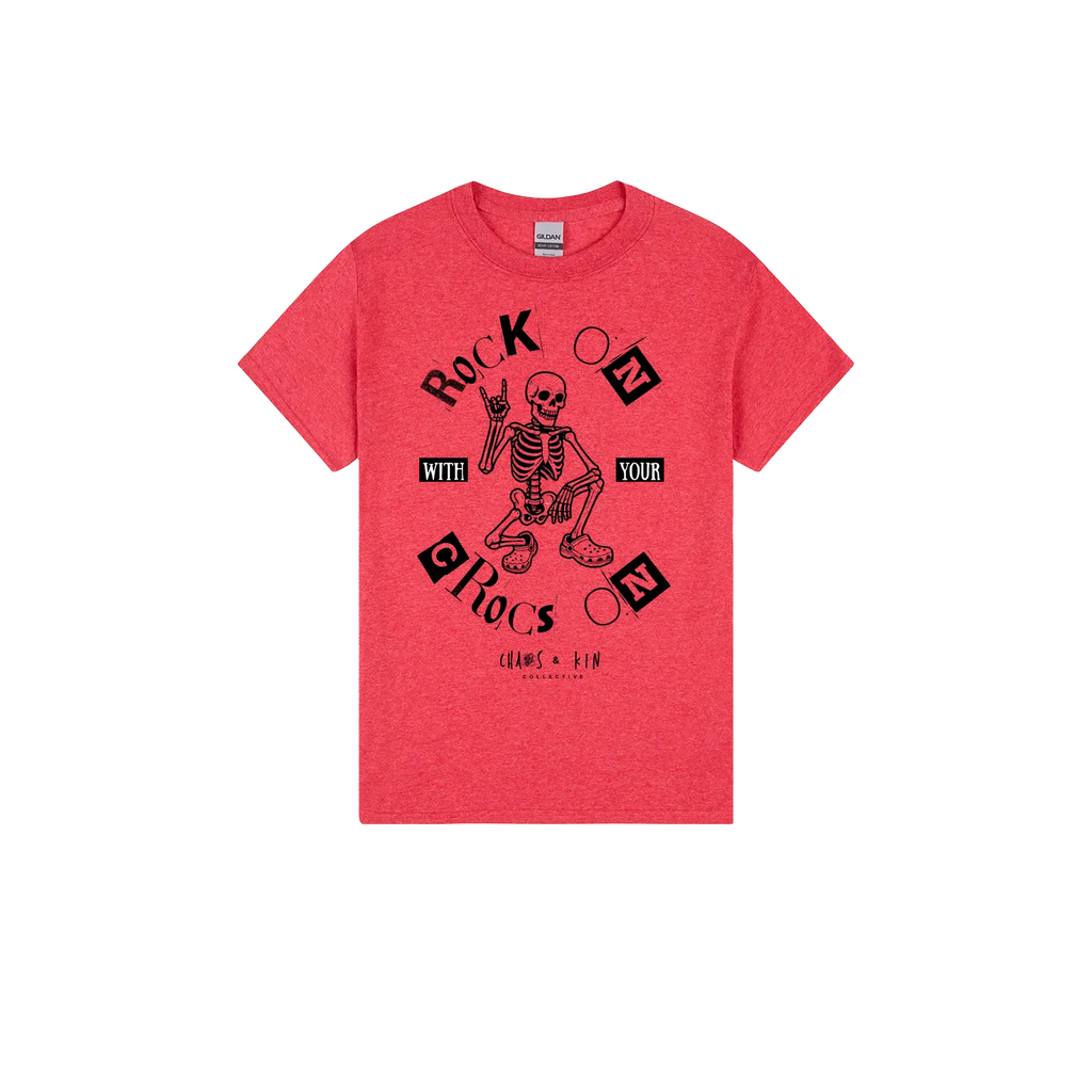 Heather Red front flat lay