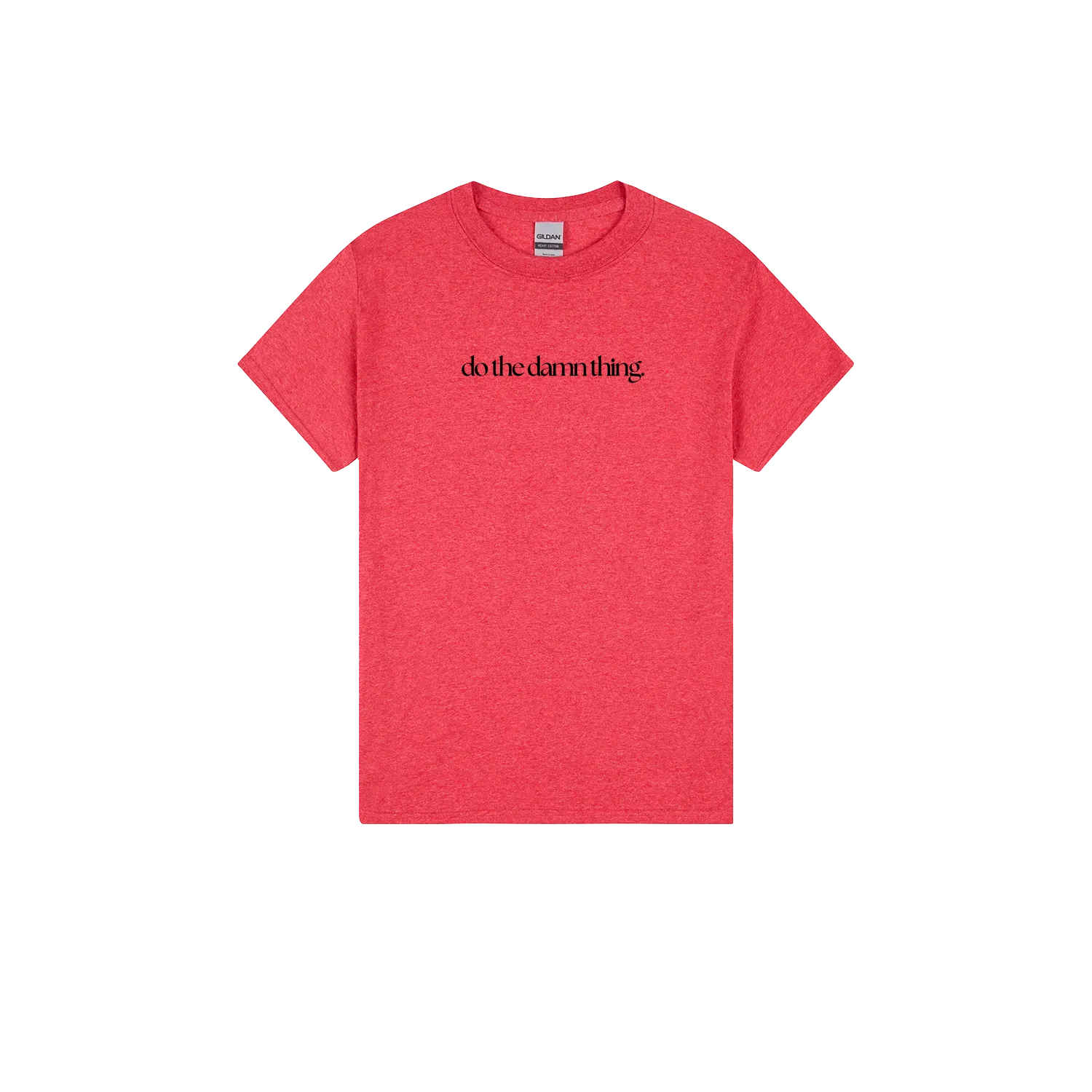 Heather Red front flat lay