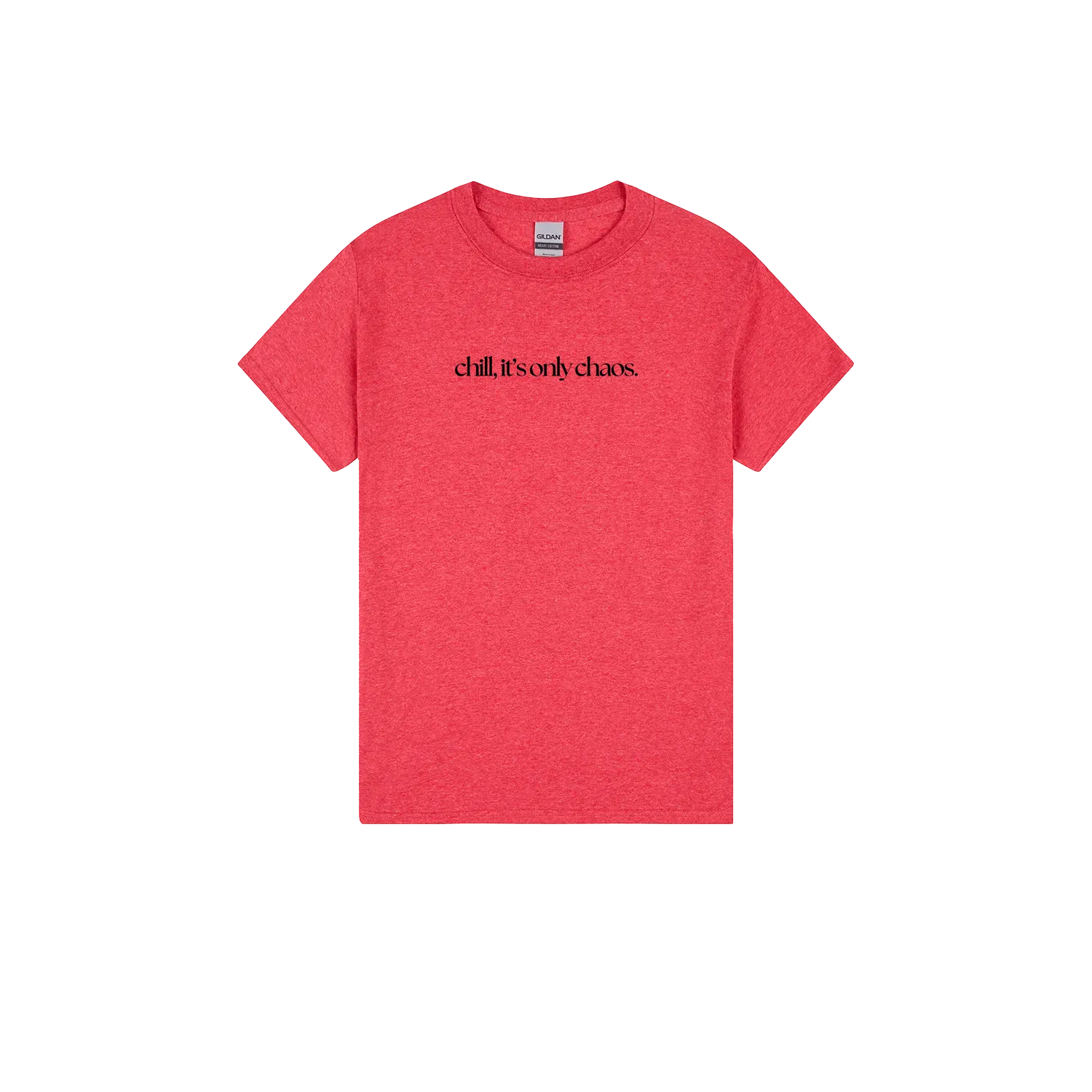 Heather Red front flat lay