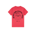 Heather Red back flat lay